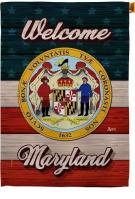 Welcome Maryland House Flag