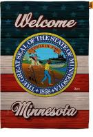 Welcome Minnesota House Flag