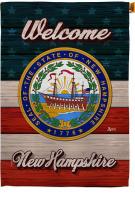 Welcome New Hampshire House Flag