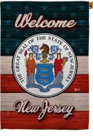 Welcome New Jersey House Flag