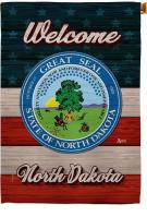Welcome North Dakota House Flag