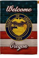 Welcome Oregon House Flag