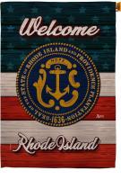 Welcome Rhode Island House Flag