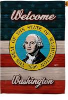 Welcome Washington House Flag