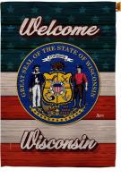 Welcome Wisconsin House Flag