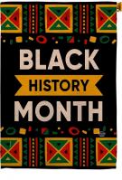 Celebrate Black History Month House Flag