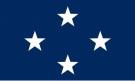 3\' x 5\' 4 Star Seagoing Navy High Wind, US Made Flag