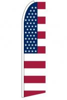 US Stars Stripes Feather Flag 3\' x 11.5\'