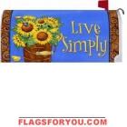 Live Simply Mailbox Cover