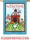 Down on the Farm Garden Flag