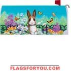 Bunny / Daisies Mailbox Cover