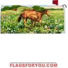 Horse Pair Mailbox Cover