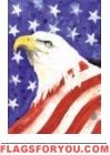 Eagle/Flag Garden Flag