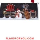 Birdhouse / Bl Mailbox Cover