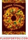 Autumn Greetings Garden Flag