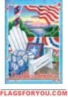 God Bless America Garden Flag