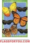 Butterflies Flight Garden Flag