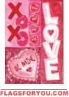 1 left- Hugs And Kisses House Flag