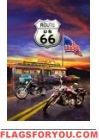 Route 66 Garden Flag