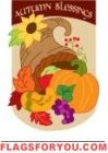 App - Autumn Blessings  House Flag