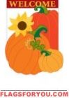 App- Welcome Pumpkins  House Flag