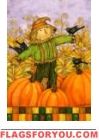 Jolly Scarecrow House Flag