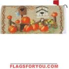 Birdhouse & Pumpkins Mailbox Cover