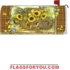 Sunflowers & Chickadees Mailbox Cover
