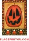 Primitive Pumpkin Garden Flag