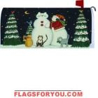 Snow Cats Mailbox Cover