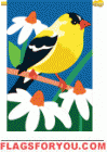 Gold Finch House Flag