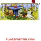 Birdbath Visitors Mailbox Cover