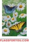 Daisy Visitors Garden Flag