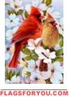 Dogwood Pair Garden Flag