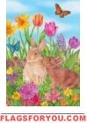 Fluffy Friends Garden Flag