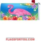 Flamingo Floral Mailbox Cover