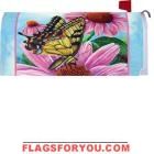 Swallowtail Coneflower Mailbox Cover