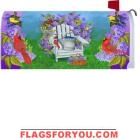 Lilacs & Songbirds Mailbox Cover