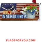 I Love Americ Mailbox Cover