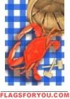 Red Crab Bouys Garden Flag