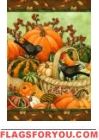 Autumn Gathering Garden Flag