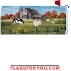 Autumn Barn Mailbox Cover