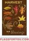 Harvest Leaves Garden Flag