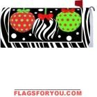 Zebra Christmas Mailbox Cover