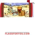 Cats in Scarves Mailbox Cover