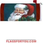 Santa's On His Way Mailbox Cover