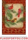 Cardinal Elegance Garden Flag
