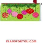 Joy Ornaments Mailbox Cover