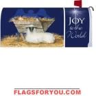 Joy Manger Mailbox Cover