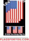 USA Pennant String 30' (20 Flags)